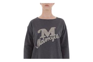 Sweat jurk motorcycle strass steentjes grijs XL/XXL
