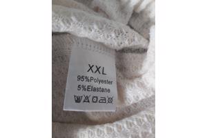 2 delige dames set creme XXL