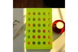 4 op een rij spel , geel mini 7,5cm x 4,5cm