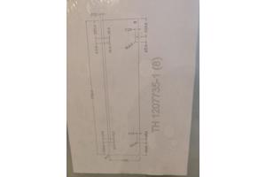 Inklapbare glazen douche/badwand