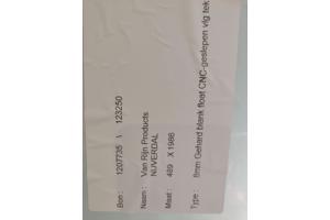 Inklapbare glazen douche/badwand