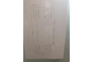 Inklapbare glazen douche/badwand