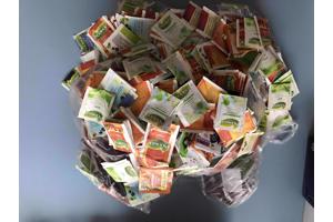 Lege theezakjes Pickwick G’woon , Clipper , Twinings etc.