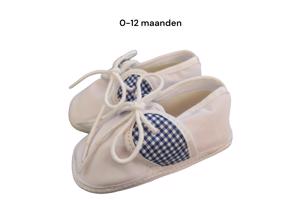 Junior Joy Babyschoenen blauw ruitje