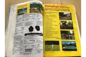 Boek Campingplaatsen inter. gids ,7000 pl.in heel Europa