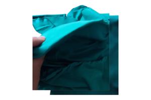 Stretchy offshoulder jurk groen S/M