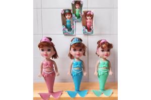 set van 3x Mermaid zeemeermin poppen 18cm