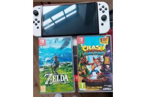 Nintendo Switch oled inclusief spelletjes ALLEEN VERZENDEN!!