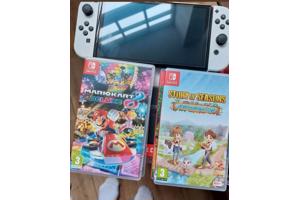 Nintendo Switch oled inclusief spelletjes ALLEEN VERZENDEN!!