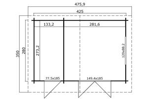 NIEUW Tuinhuis Keila 34