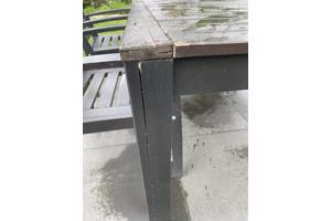 Tuintafel en 3 stoelen