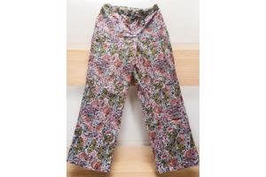 Gekleurde print zomer broek XL