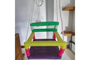 Kunststof schommel paars geel groen roze tot 20kg