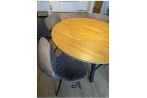 4 eetkamerstoelen - grijs