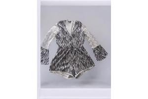 Emmash Paris playsuit zebra L/40