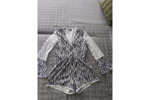 Emmash Paris playsuit zebra L/40