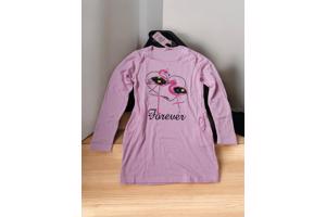 Seagull lang shirt flamingo's forever lichtroze 170/176