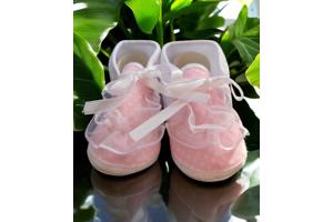 Newborn Meisjes Roze/wit Met Stippen