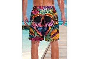 Zwembroek zwemshort skull multicolor XL