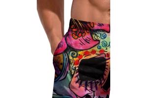 Zwembroek zwemshort skull multicolor XL