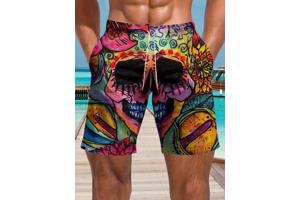 Zwembroek zwemshort skull multicolor XL
