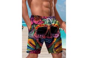 Zwembroek zwemshort skull multicolor XL