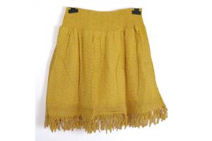 Rok geel gaatjes patroon S/M
