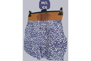 Metrofive korte broek blauw wit M/L