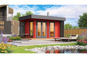 Saunahuis Inari 40 mm