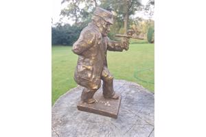 Klepperderk Hellendoorn bronzen beeldje