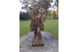 Klepperderk Hellendoorn bronzen beeldje