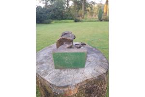 Klepperderk Hellendoorn bronzen beeldje