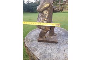 Klepperderk Hellendoorn bronzen beeldje