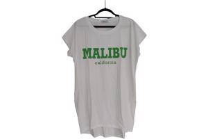 White Icy nachthemd Malibu California wit groen one size