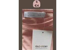 Glo-story t-shirt roze tijger S