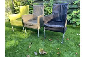 Leren stoelen Montis