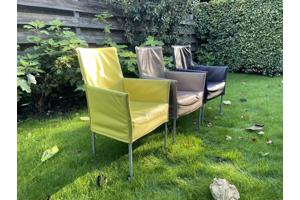 Leren stoelen Montis