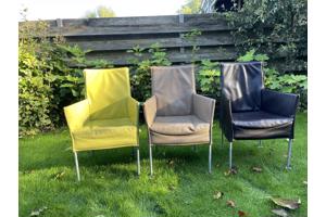 Leren stoelen Montis