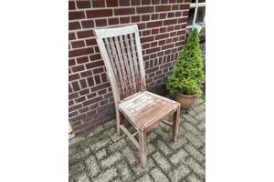 Teak stoelen voor buiten (6 stuks)
