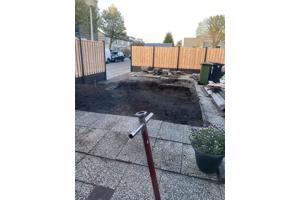 Tuinaarde tuingrond tuintegels