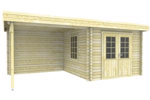 Tuinhuis-Blokhut 3031 Z: 576 x 300 x 263 cm (h)