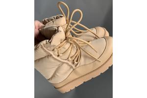 Snowboots beige/oranje dames