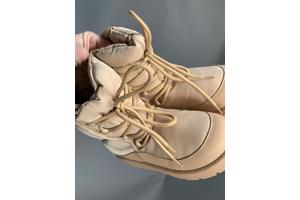 Snowboots beige/oranje dames