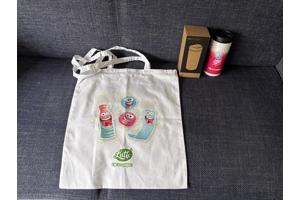 Lutti tas snoepprint Life is Luttiful lussentas