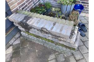 8m2 betonklinkers, opsluitband - Amersfoort