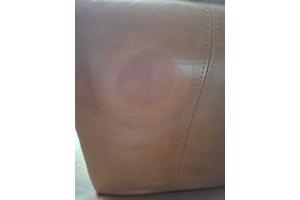 3 leren eetkamerstoelen