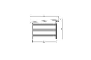 NIEUW Modern tuinhuis Venezia - S8245
