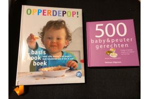 Kookboeken  baby peuter gerechten + Opperdepop 0-4 jaar