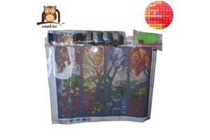 nr 22 Diamond Painting 4 seizoenen bomen 50x40cm (vierkant)