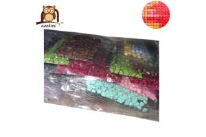 nr 22 Diamond Painting 4 seizoenen bomen 50x40cm (vierkant)